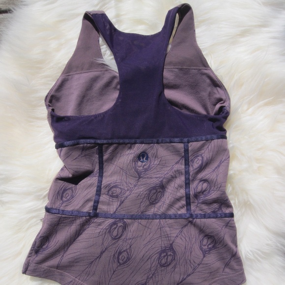 Rare Sirsa tank feather print purple - Picture 3 of 8